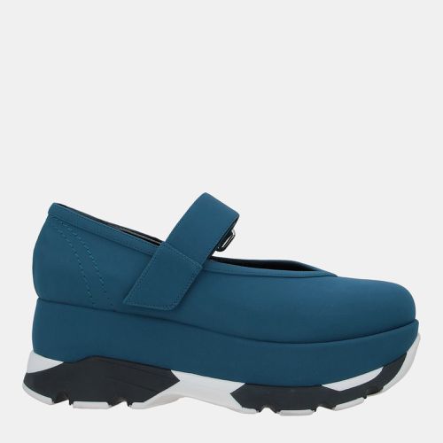 Marni Blue Nylon Platform Sneakers 38 - Marni - Modalova