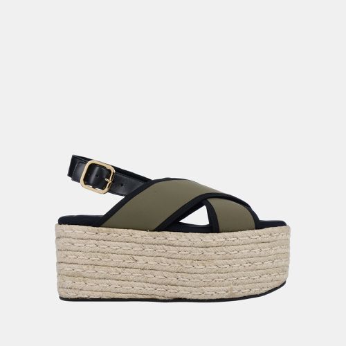 Marni Neoprene Platform Espadrille Sandals 41 - Marni - Modalova