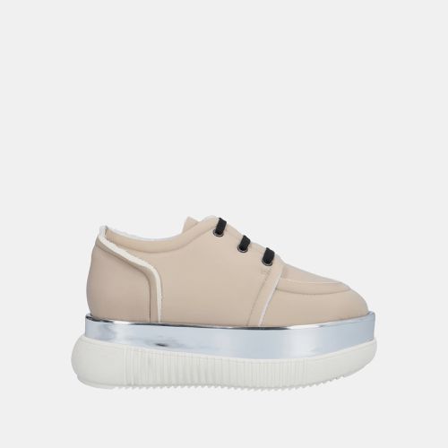 Marni Beige Nylon Platform Sneakers 35 - Marni - Modalova