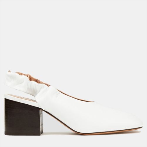 Marni White Leather Slingback Pumps Size 39 - Marni - Modalova