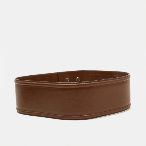 Marni Brown Leather Wide Waist Belt 80 CM - Marni - Modalova