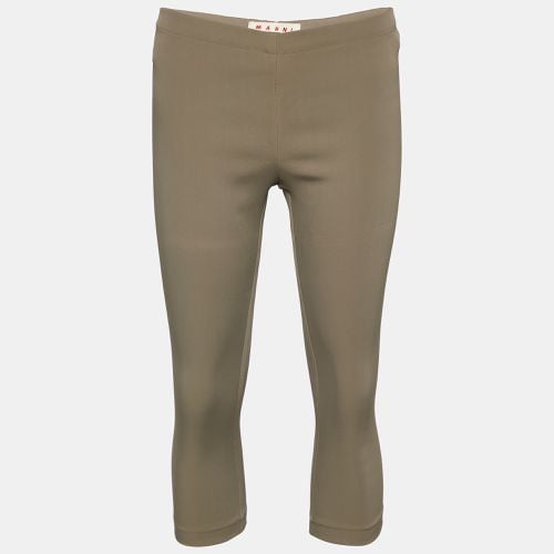 Marni Beige Stretch Cropped Leggings S - Marni - Modalova