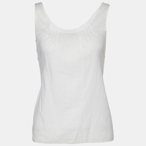 Marni White Cotton Sleeveless Top M - Marni - Modalova