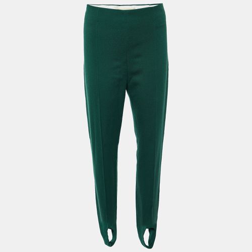 Marni Green Wool Blend Stirrup Trousers M - Marni - Modalova