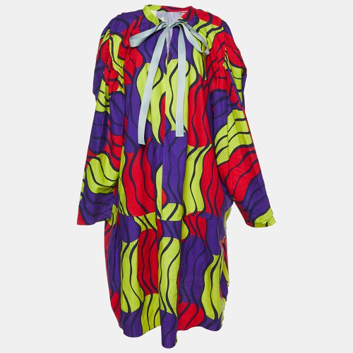 Marni Multicolor Printed Cotton Oversized Tunic Dress S - Marni - Modalova