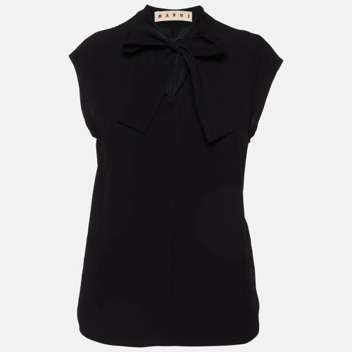 Crepe Neck Tie Sleeveless Top S - Marni - Modalova