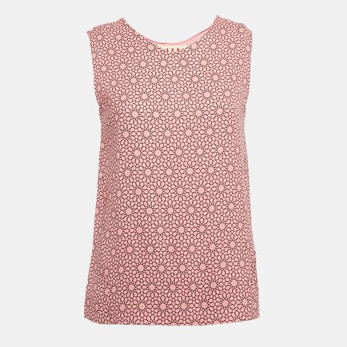 Marni Pink Printed Crepe Sleeveless Top S - Marni - Modalova