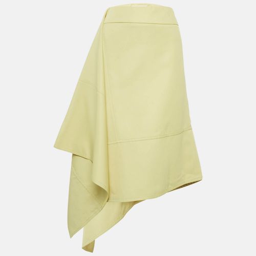 Marni Green Gabardine Asymmetric Midi Skirt M - Marni - Modalova