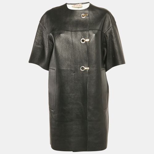 Leather Short Sleeve Coat M - Marni - Modalova