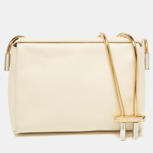 Marni Cream Leather Toggle Shoulder Bag - Marni - Modalova