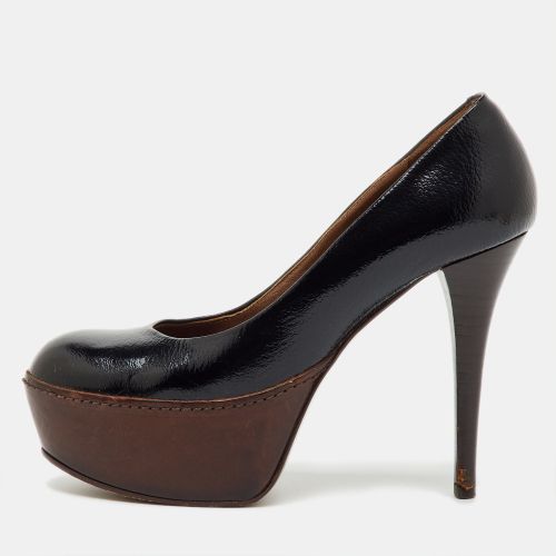 Marni Black Patent Leather Round Toe Platform Pumps Size 36 - Marni - Modalova