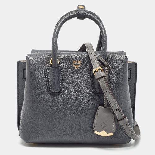 MCM Grey Leather Mini Milla Tote - MCM - Modalova