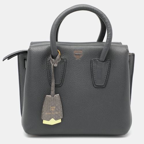 MCM Grey Leather Mini Milla Park Avenue Tote - MCM - Modalova