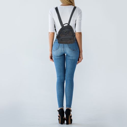 Leather Diamond Studs Stark Backpack - MCM - Modalova