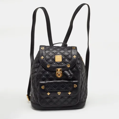 Stark Quilted Leather Backpack - MCM - Modalova