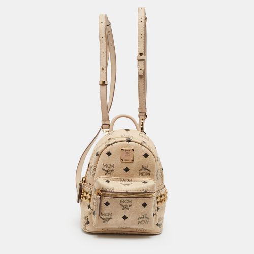 Stark Side Studs Mini Visetos Coated Canvas Backpack - MCM - Modalova