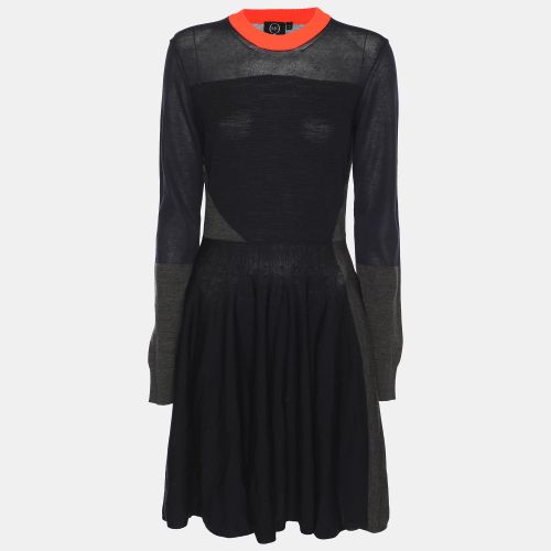 McQ by Alexander McQueen Multicolor Wool Knit Midi Dress L - McQ by Alexander McQueen - Modalova