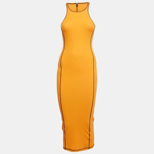 McQ by Alexander McQueen Orange Rocket Rib Knit Tank Dress XXS - McQ by Alexander McQueen - Modalova