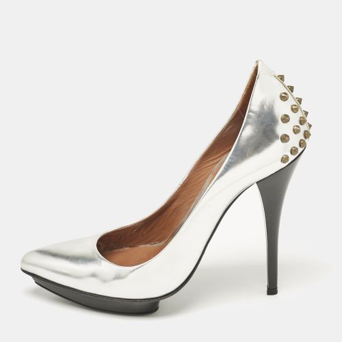 McQ by Alexander McQueen Silver Leather Platform Pumps Size 39 - McQ by Alexander McQueen - Modalova