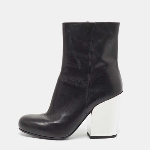 McQ by Alexander McQueen Black Leather Geffrye Ankle Boots Size 39 - McQ by Alexander McQueen - Modalova