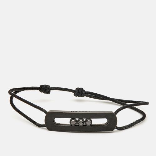 Messika Move Titanium Black Diamond Cord Bracelet - Messika - Modalova