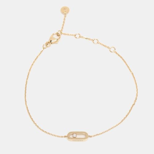 Messika Move Uno Diamond 18k Yellow Gold Bracelet - Messika - Modalova