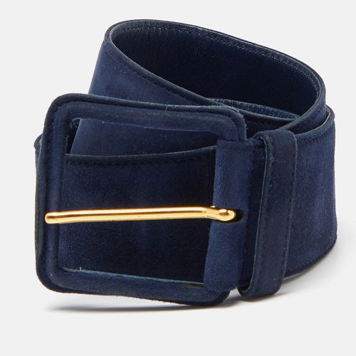 Miu Miu Blue Suede Waist Belt 75CM - Miu Miu - Modalova