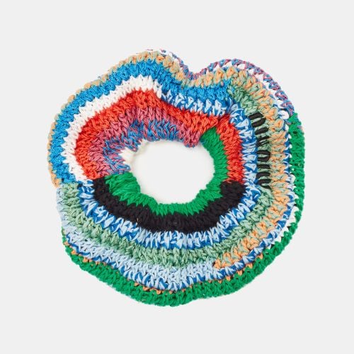 Miu Miu Multicolor Crochet Scrunchie - Miu Miu - Modalova