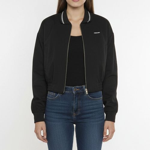 Wool Blend Blouson Jacket XS - Miu Miu - Modalova