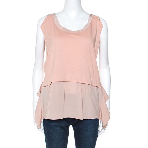 Miu Miu Dusky Pink Cotton and Silk Tunic S - Miu Miu - Modalova