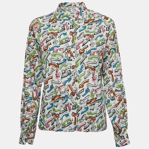 Miu Miu Multicolor Arrow Print Cotton Full Sleeve Shirt S - Miu Miu - Modalova