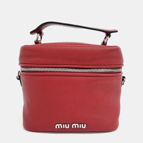 Miu Miu Madras Tote And Shoulder Bag - Miu Miu - Modalova