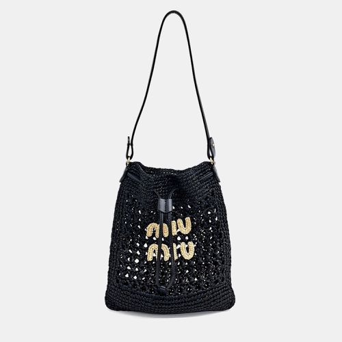 Miu Miu Woven Fabric Mini Bag - Miu Miu - Modalova