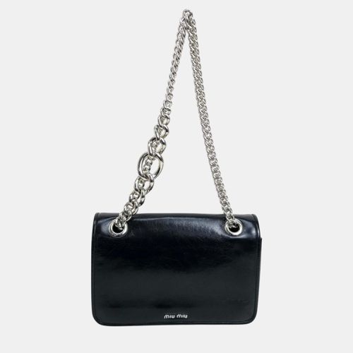 Miu Miu Bag Chain Shoulder Bag Black - Miu Miu - Modalova