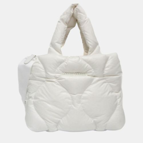 Miu Miu White Nylon Quilting Shoulder Bag - Miu Miu - Modalova