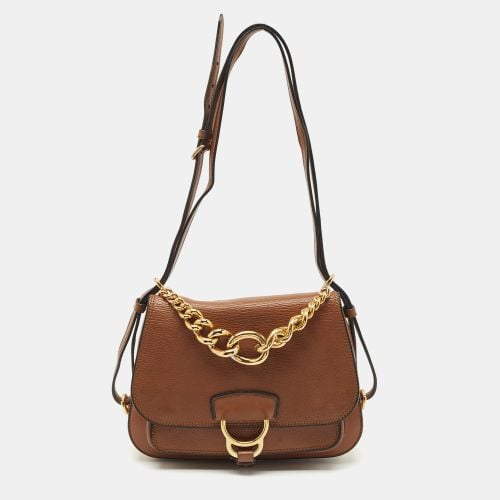 Miu Miu Brown Leather Dahlia Shoulder Bag - Miu Miu - Modalova