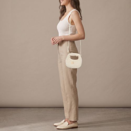 Miu Miu Wander Mini Shearling Hobo - Miu Miu - Modalova