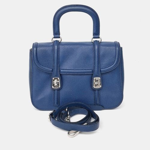 Medium Leather Top Handle Bag - Miu Miu - Modalova