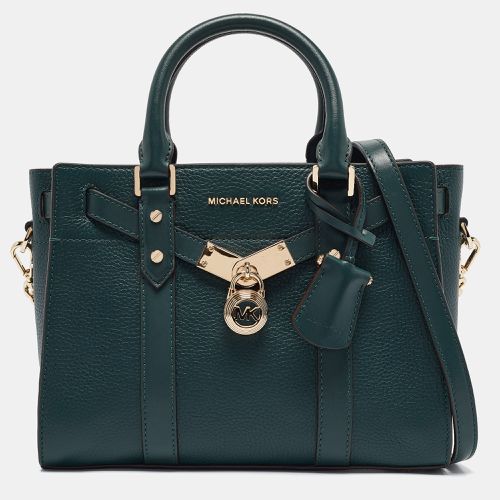 Michael Kors Green Leather Small Nouveau Hamilton Tote - Michael Kors - Modalova