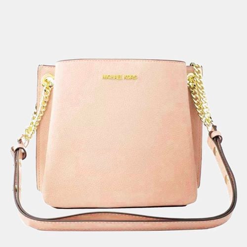 Michael Kors Powder Blush Leather Small Teagan Crossbody Bag - Michael Kors - Modalova