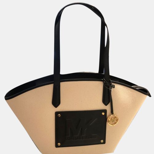 Michael Kors Black - Canvas - Kimber Large Tote Bag - Michael Kors - Modalova