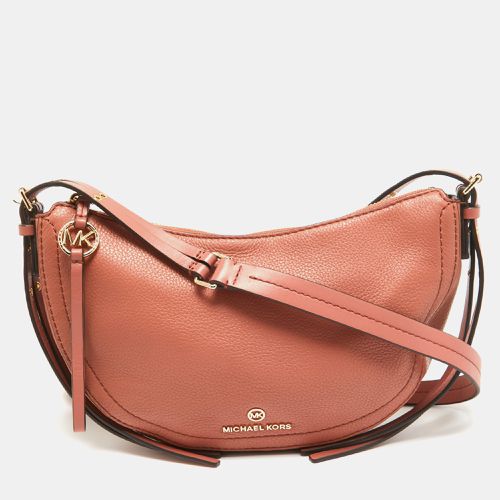 Michael Kors Sunset Peach Leather Camden Crossbody Bag - Michael Kors - Modalova