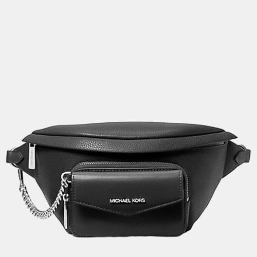 Michael Kors Black Leather Belt Bag - Michael Kors - Modalova