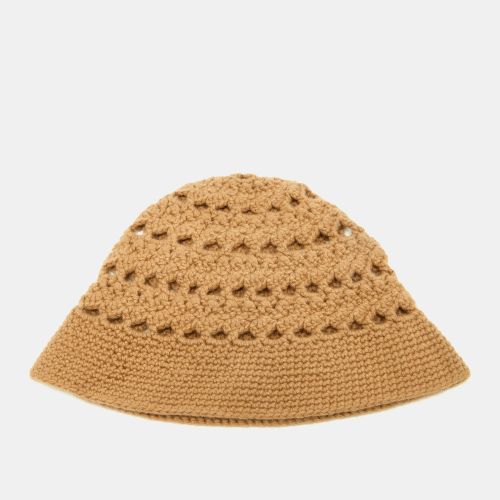 Michael Kors Brown Crochet Cashmere Beanie M - Michael Kors - Modalova