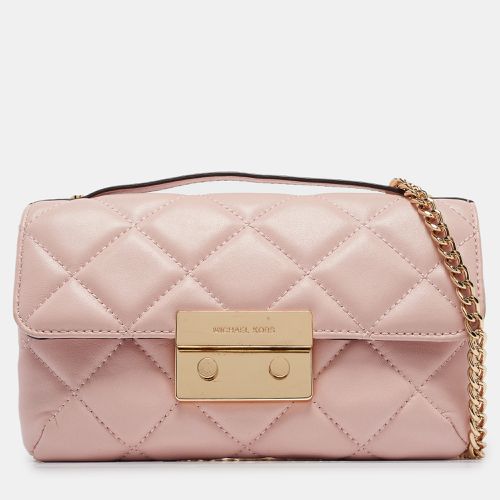 Michael Kors Pink Quilted Leather Small Sloan Crossbody Bag - Michael Kors - Modalova