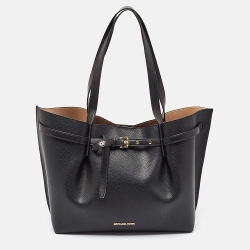 Michael Kors Black Leather Large Emilia East/West Tote - Michael Kors - Modalova