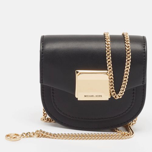 Michael Kors Black Leather Extra-Small Lita Crossbody Bag - Michael Kors - Modalova