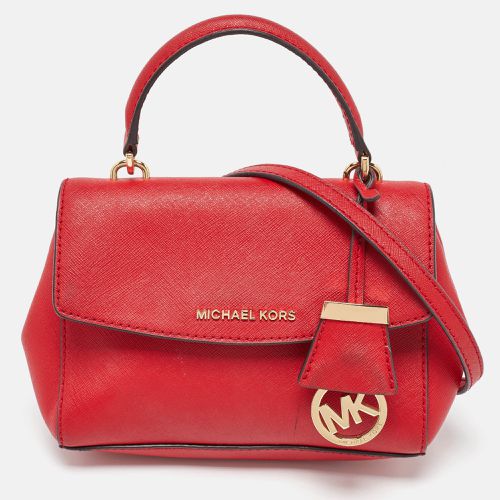 Michael Kors Red Leather Mini Ava Top Handle Bag - Michael Kors - Modalova