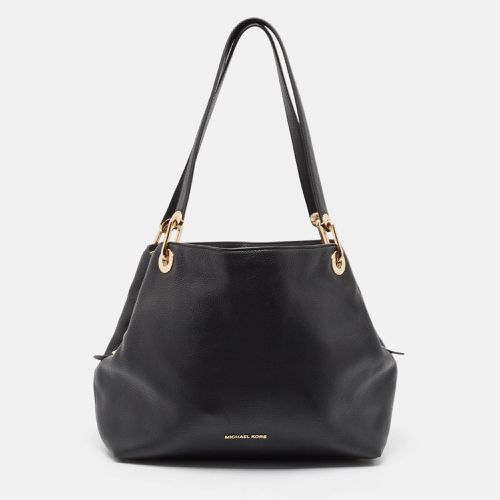 Michael Kors Black Leather Large Raven Shoulder Bag - Michael Kors - Modalova