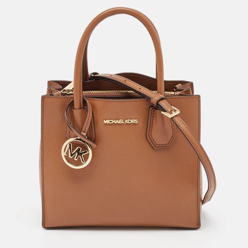 Michael Kors Brown Leather Small Mercer Tote - Michael Kors - Modalova